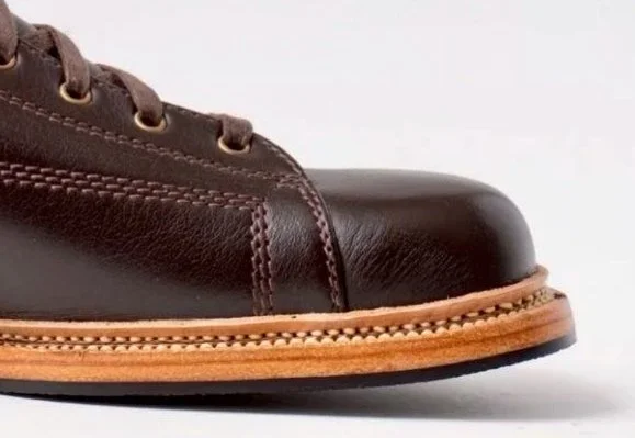 The Toe Spring on a Pair of Winnfields Boots