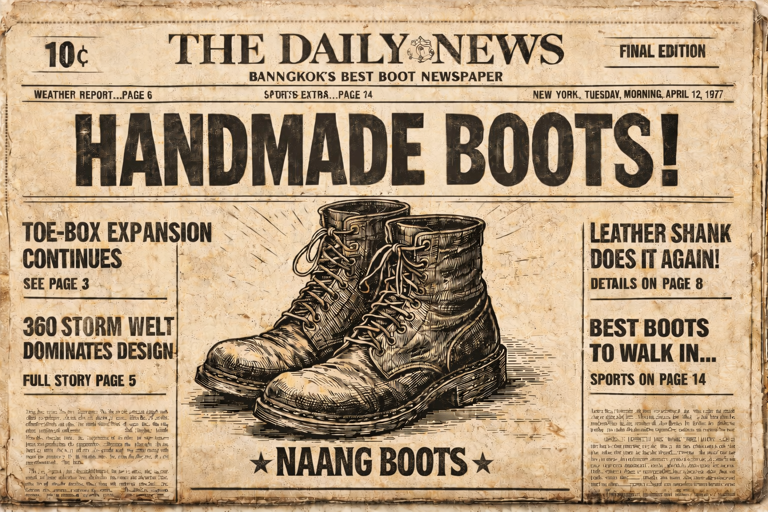 Handmade Boots News