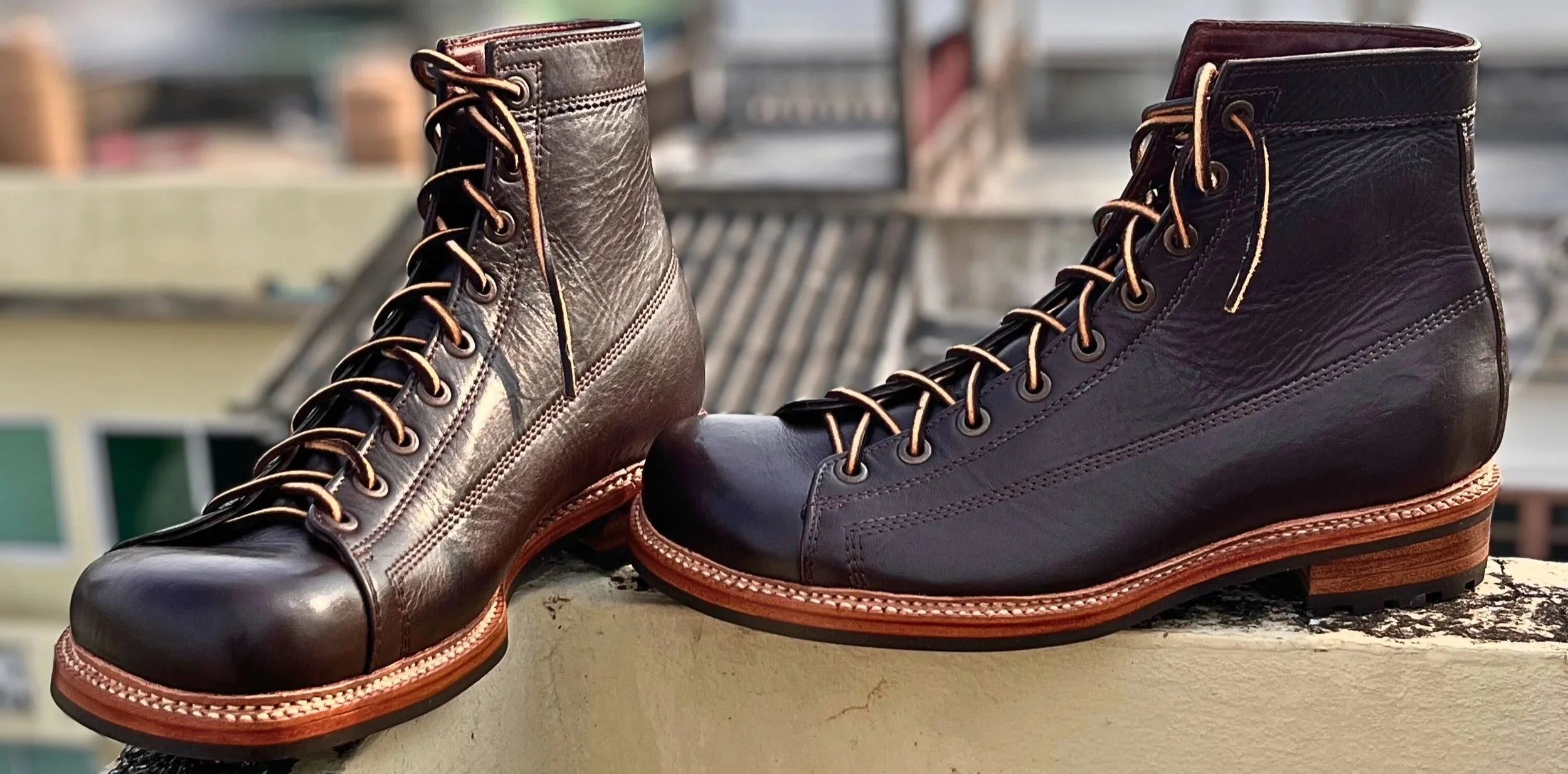 Naang Winnfield Monkey Boots on a Rooftop in Bangkok