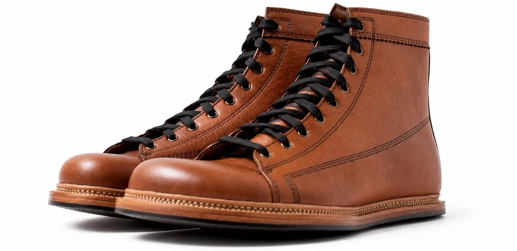 A Pair of Mid Brown Naang Boots Winnfields