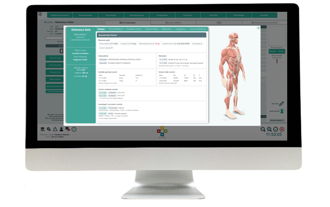 Sinteza Medicală Pacient