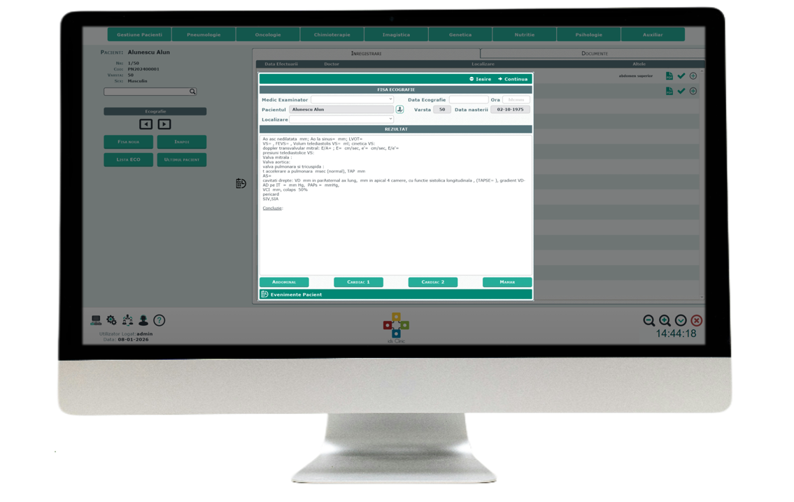 Templates for Results and Medical Letters