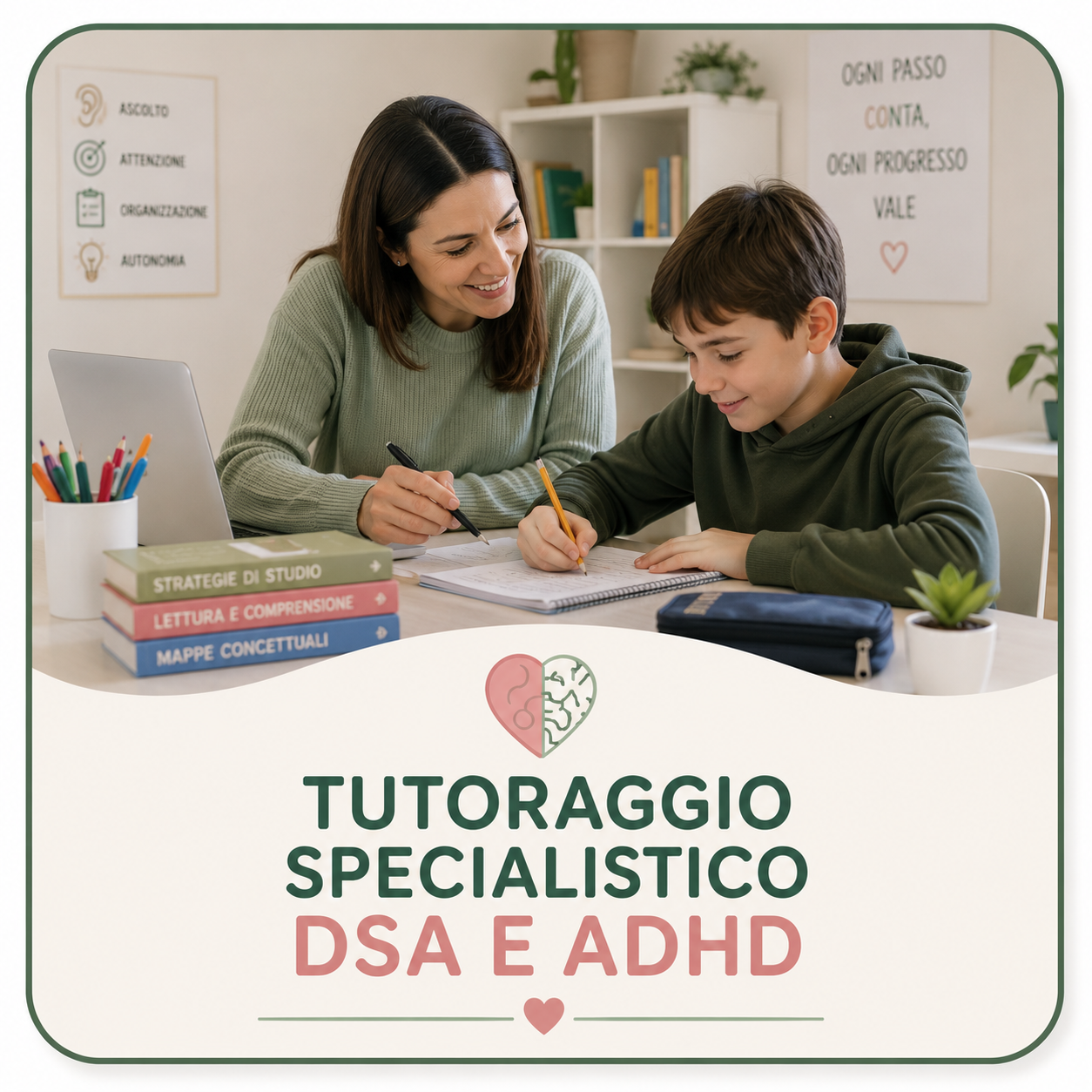 Tutoraggio specialistico per DSA e ADHD