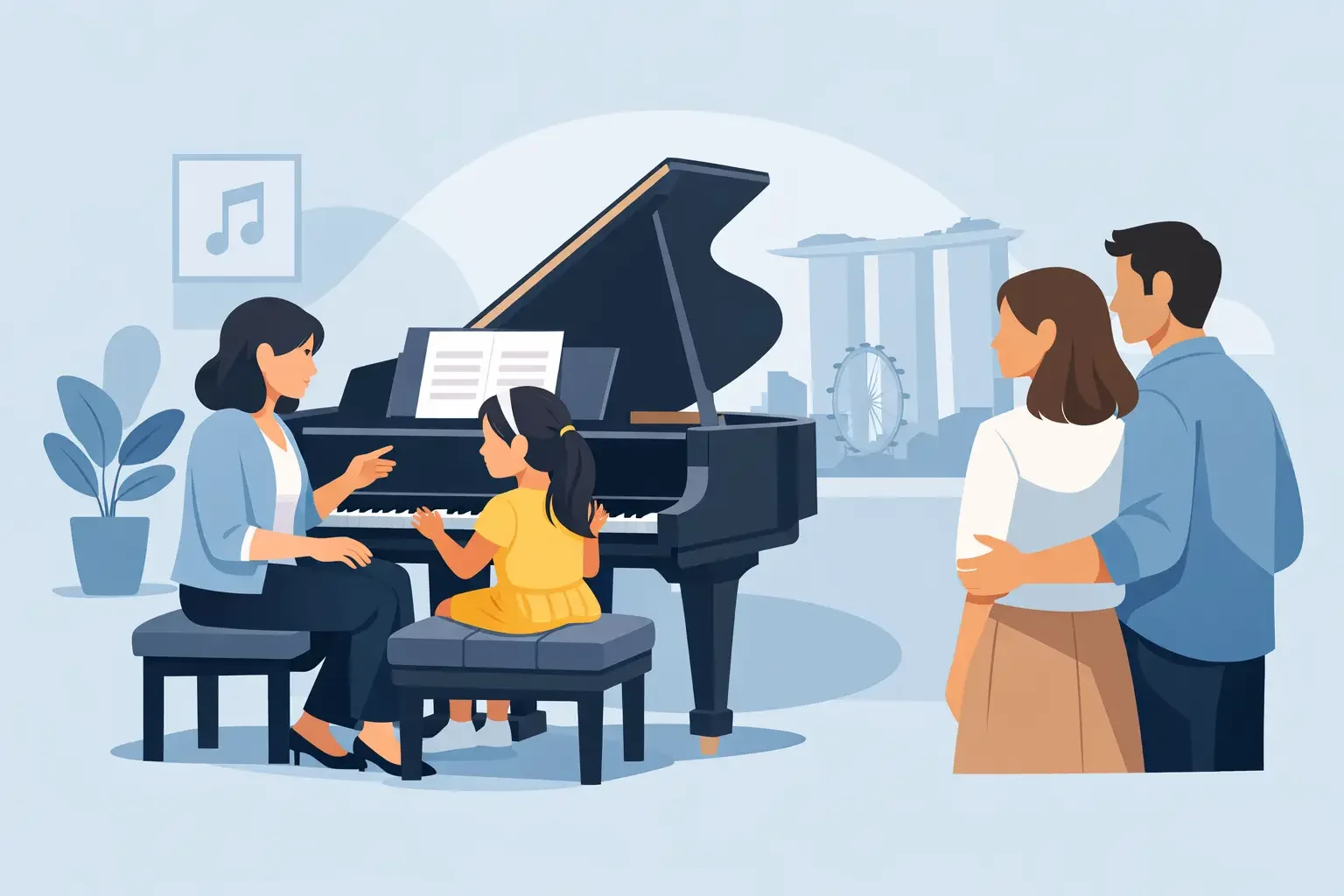 Piano Lessons for Gifted Children: How Talent is Trained