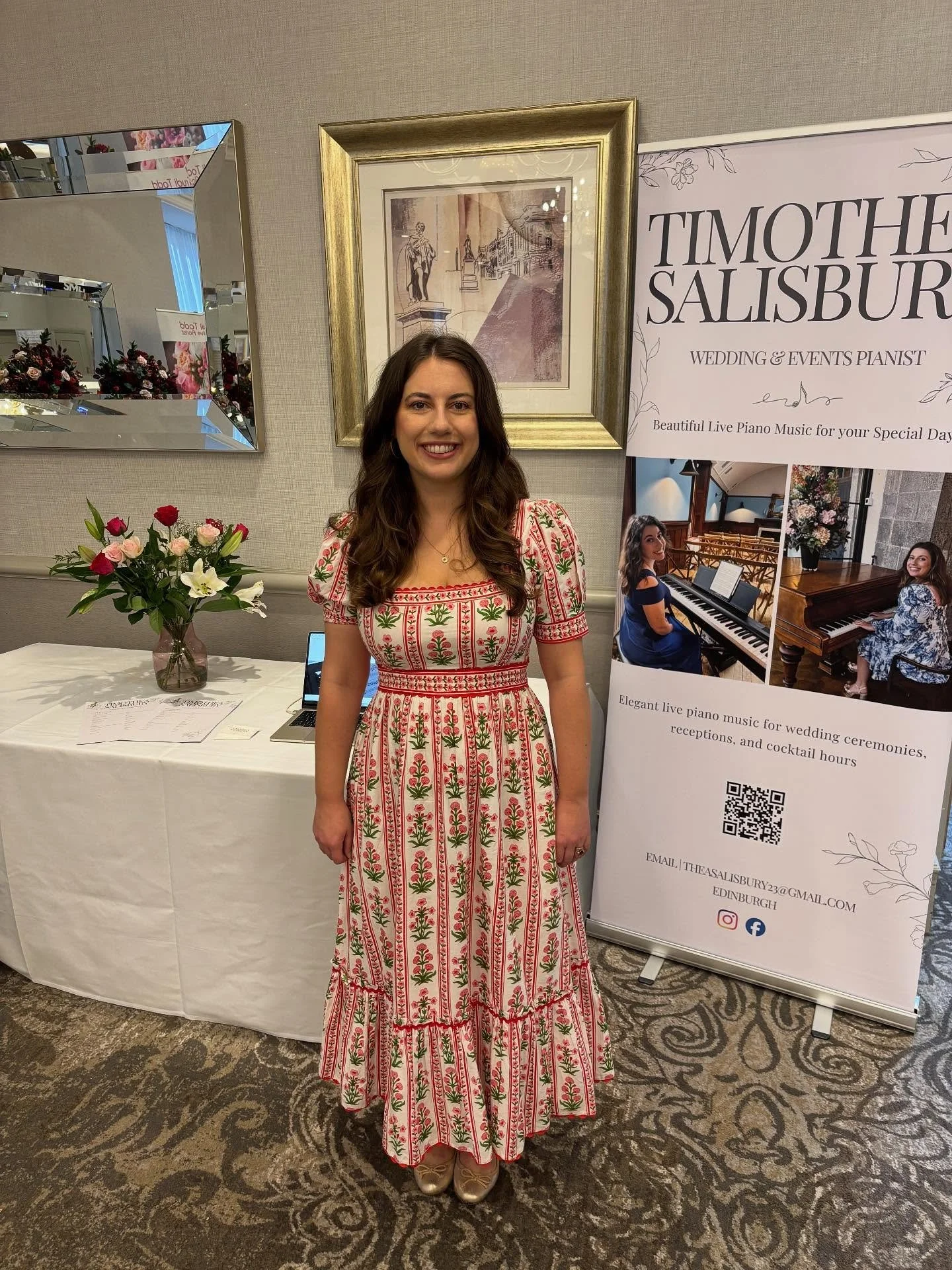 Had such a lovely time at the @norton_hall wedding fair. @razzmatazz_wedding_exhibition 
Was so great to chat music with such lovely couples. 🎶 🎹 
#piano #music #wedding #nortonhall #weddingpianist