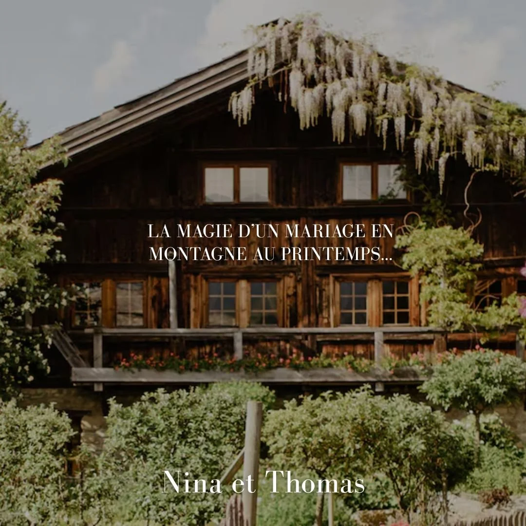 Mariage &agrave; Meg&egrave;ve &ndash; Nina &amp; Thomas 🏔️

Un mariage printanier &amp; raffin&eacute; au c&oelig;ur des montagnes de Meg&egrave;ve&hellip;

Entour&eacute;s de prairies en fleurs et de sommets encore enneig&eacute;s, Nina &amp; Thom
