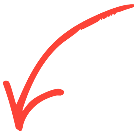 icona di una freccia color arancio che curva verso sinistra e punta verso il basso