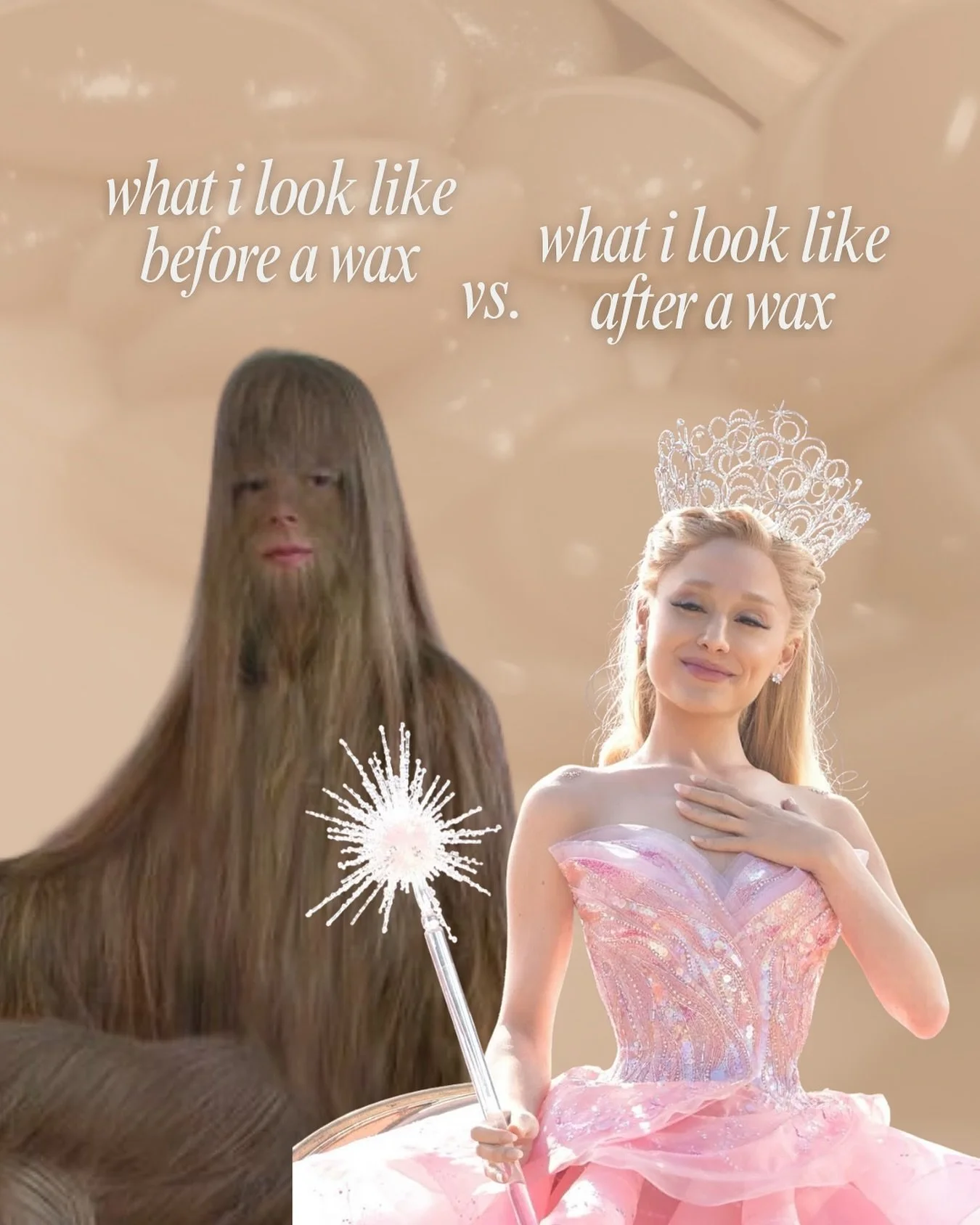 It&rsquo;s SO scary to be hairy! Book your wax today to get that good good! 🪄