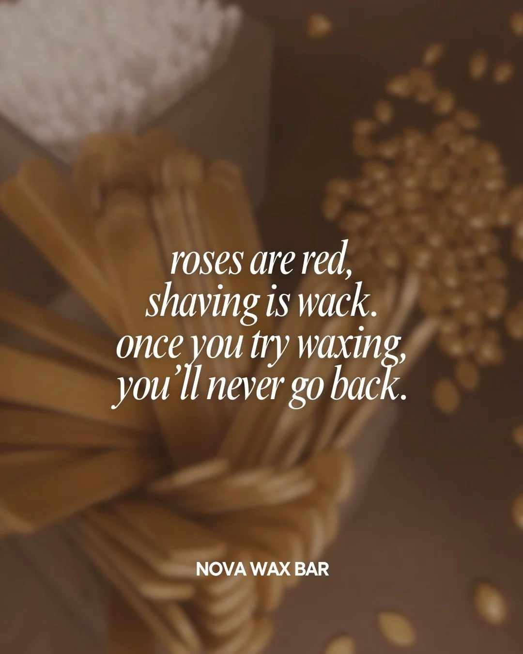 Roses are red 🌹
Razors are rude 🪒 

And if you&rsquo;ve ever:

👉🏼 Reached for a razor and immediately regretted it
👉🏼 Felt personally victimized by stubble, bumps, or expired Nair
👉🏼 Realized too late that V-Day, date night, or &ldquo;quarter