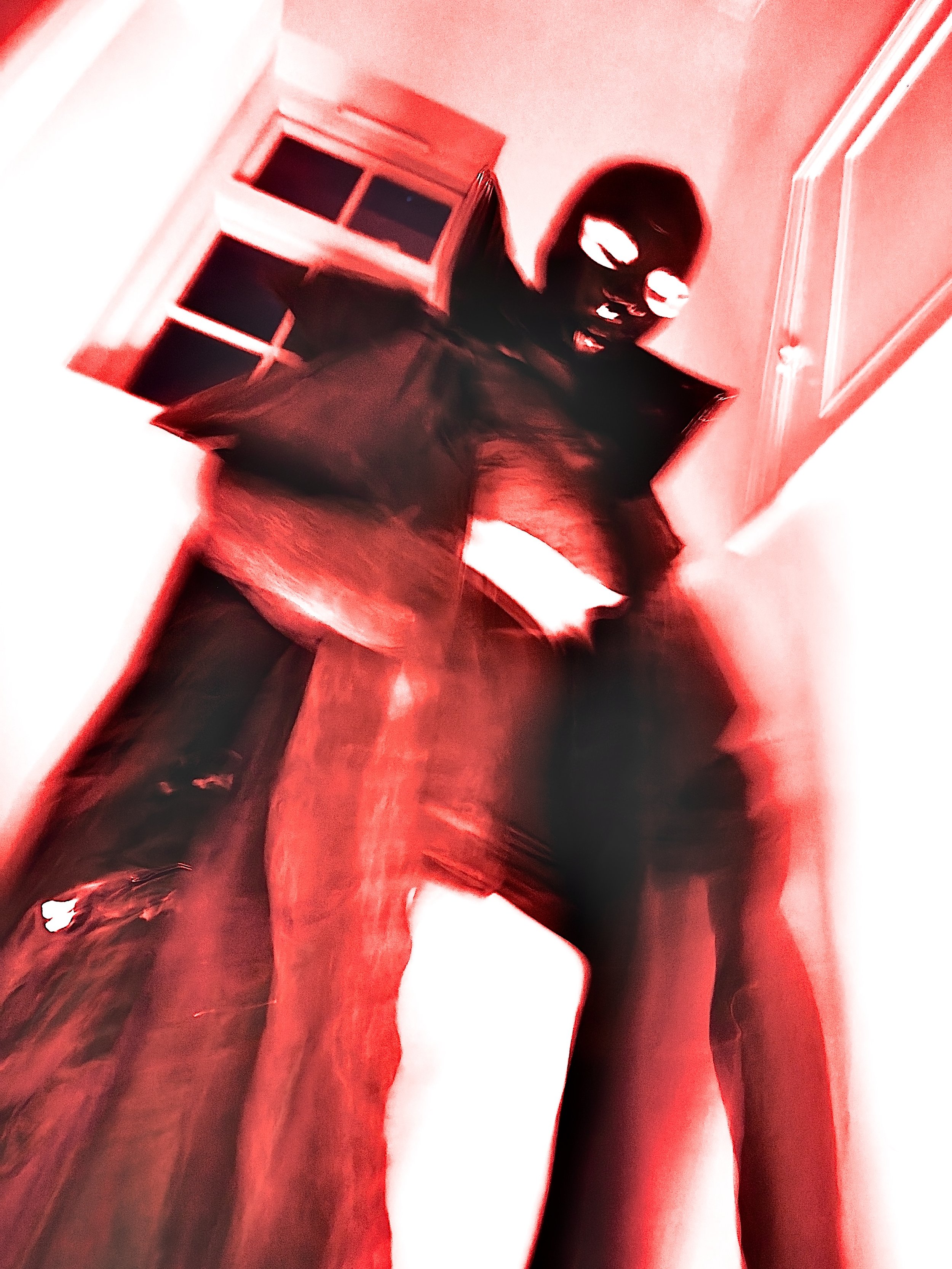 Latex Hood, PVC Trench, Latex Octo Arms