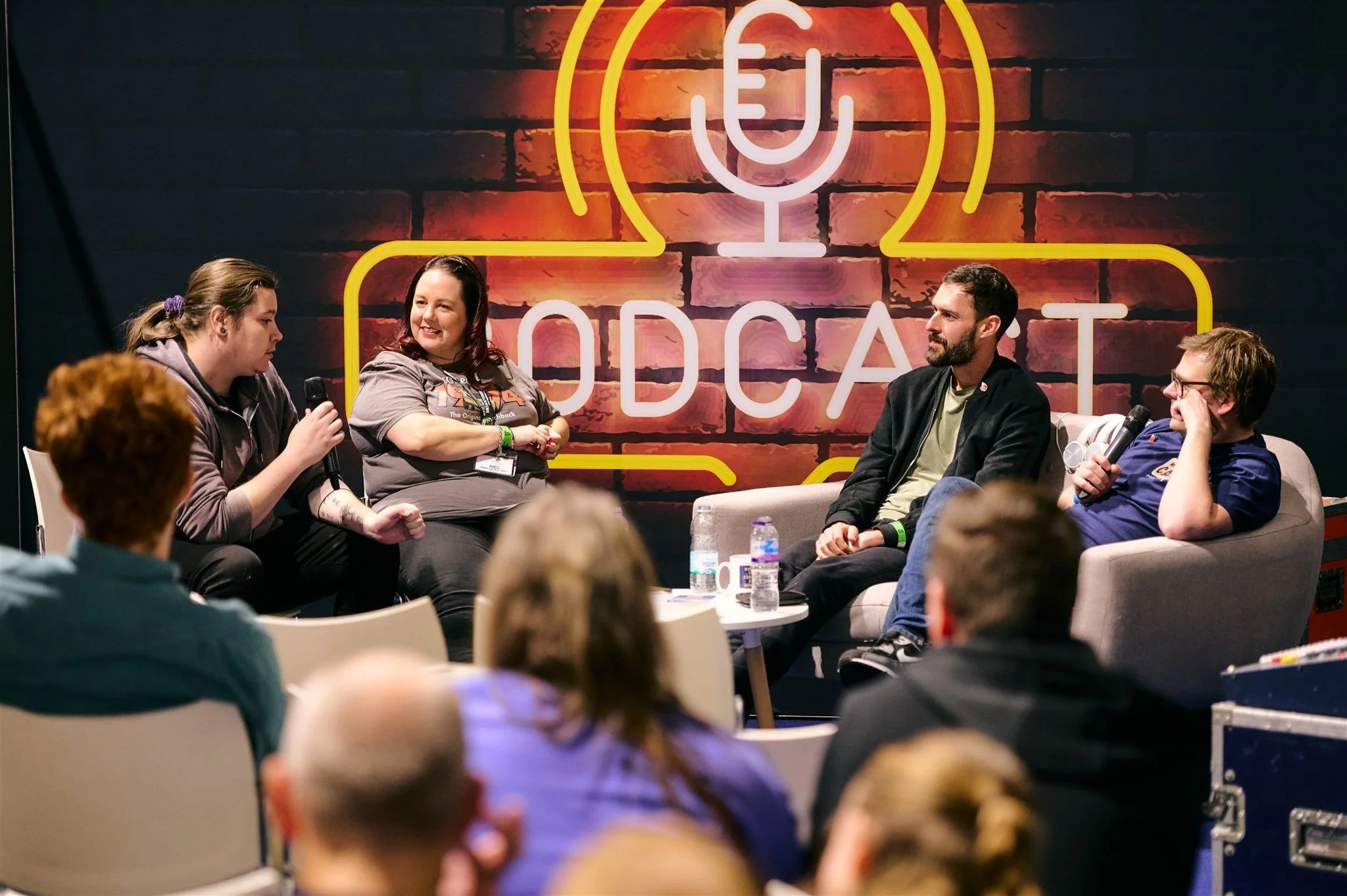 Podcast studio events