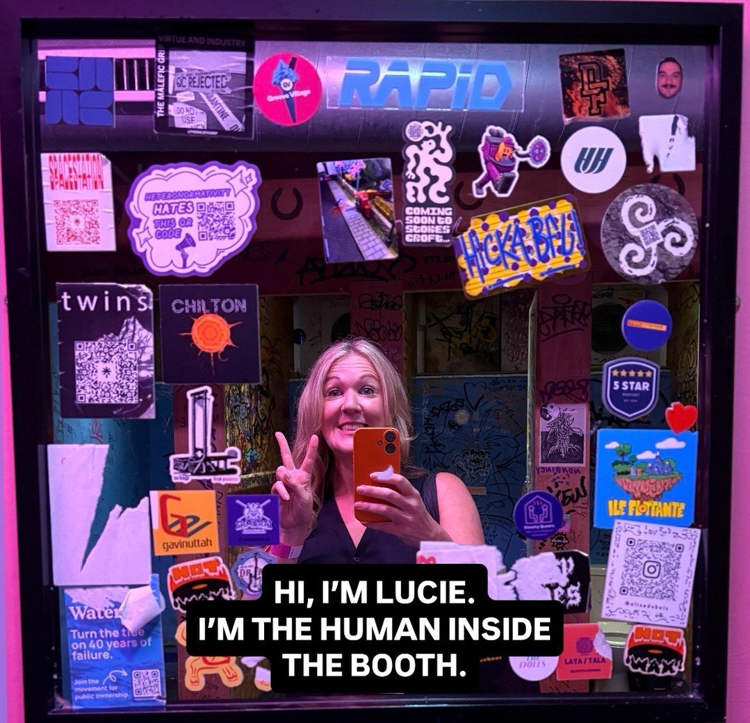 A little reintroduction because there are a few new faces here.

I&rsquo;m Lucie, the live artist behind Rubbish Portraits.

I run a live portrait booth creating three-minute portraits at weddings, parties and events. Guests sit down, we have a chat,
