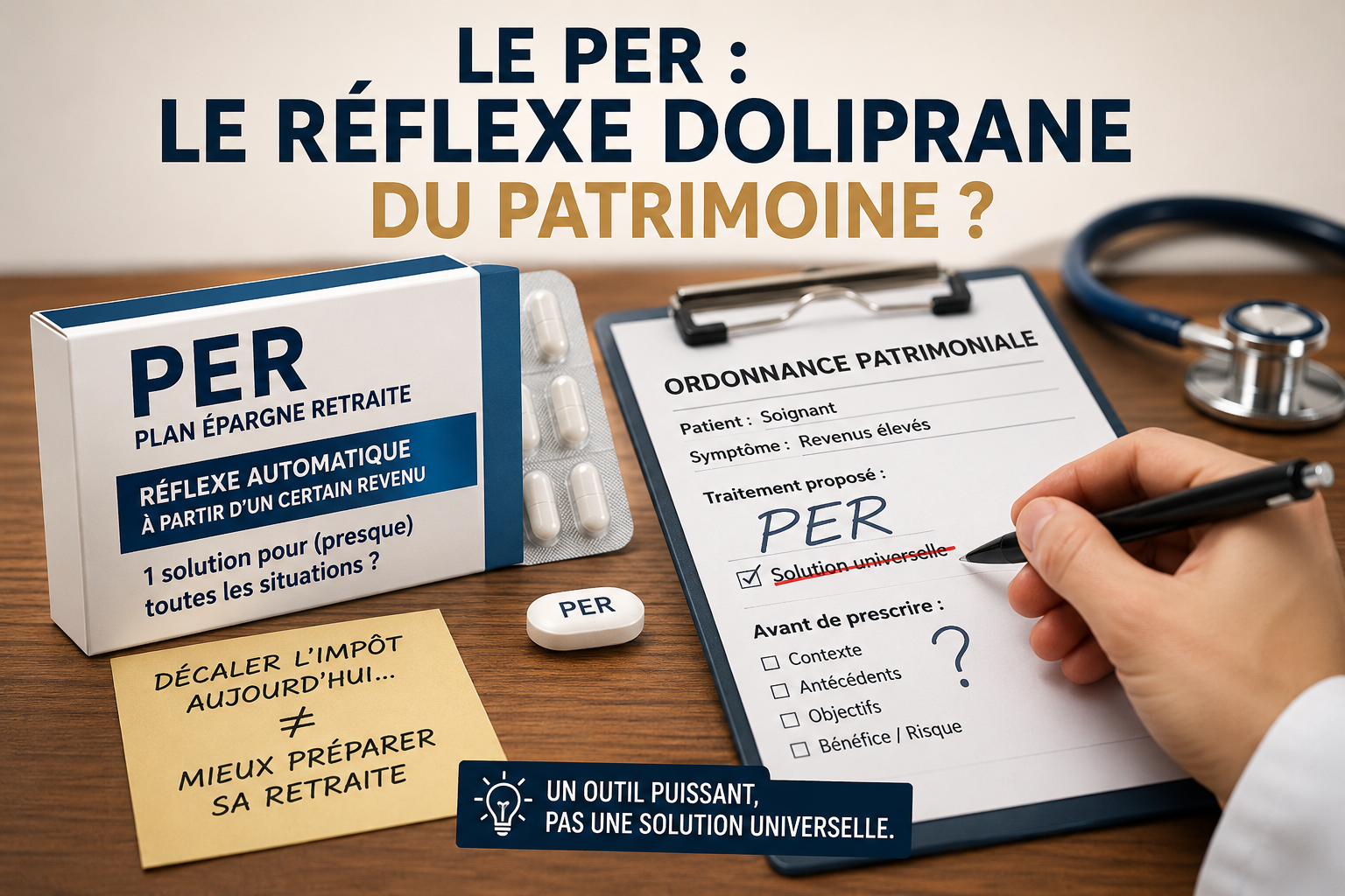 Le Plan d’Épargne Retraite (PER) : Solution miracle ou produit réflexe ?