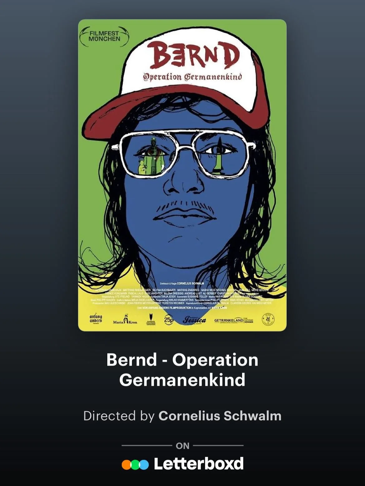 BERND - Operation Germanenkind 

Eine humorvoll-b&ouml;sartige Demontage einer Gesellschaft, die an ihren eigenen moralischen Anspr&uuml;chen scheitert.

Produktion:
@von_anfang_anders_film 
Koproduktion:
@mariakron_sternstunden 

Regie:
@corneliussc