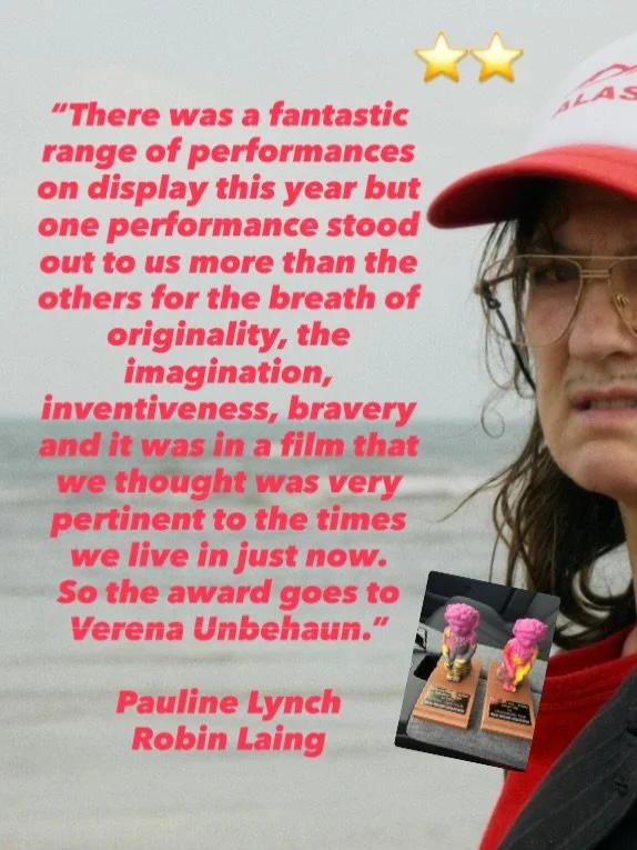 ⭐️⭐️⭐️⭐️ INDIE - LINCS 2026 - WINNER THESPIAN  IMP FOR ACTING VERENA UNBEHAUN 

In diesem Jahr gab es eine beeindruckende Vielfalt an Darstellungen, doch eine Performance hat sich f&uuml;r uns besonders hervorgehoben &ndash; durch ihre gro&szlig;e Or