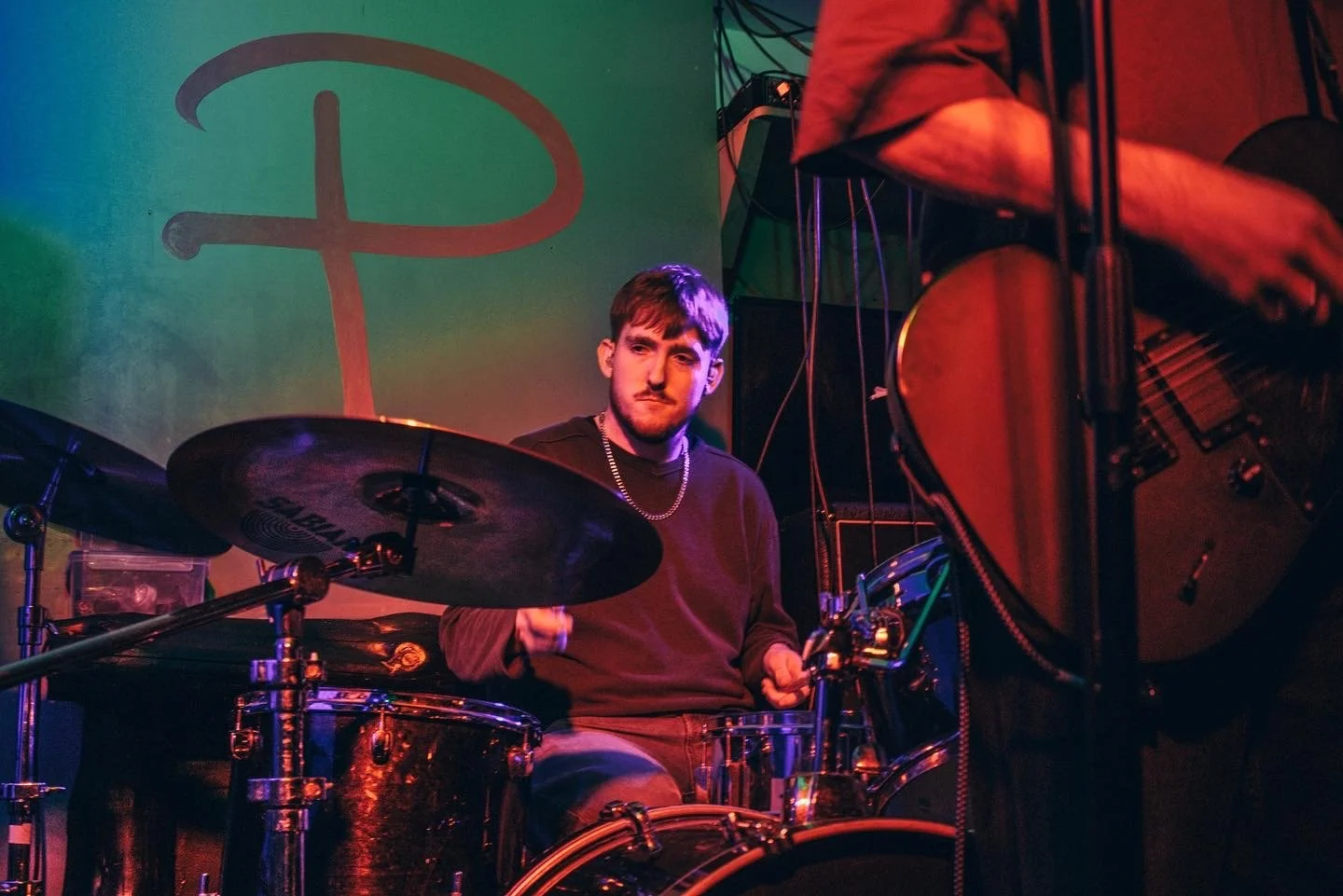 Drumming at pipeline, Brighton for the band Sleepflower, an original band from Brighton