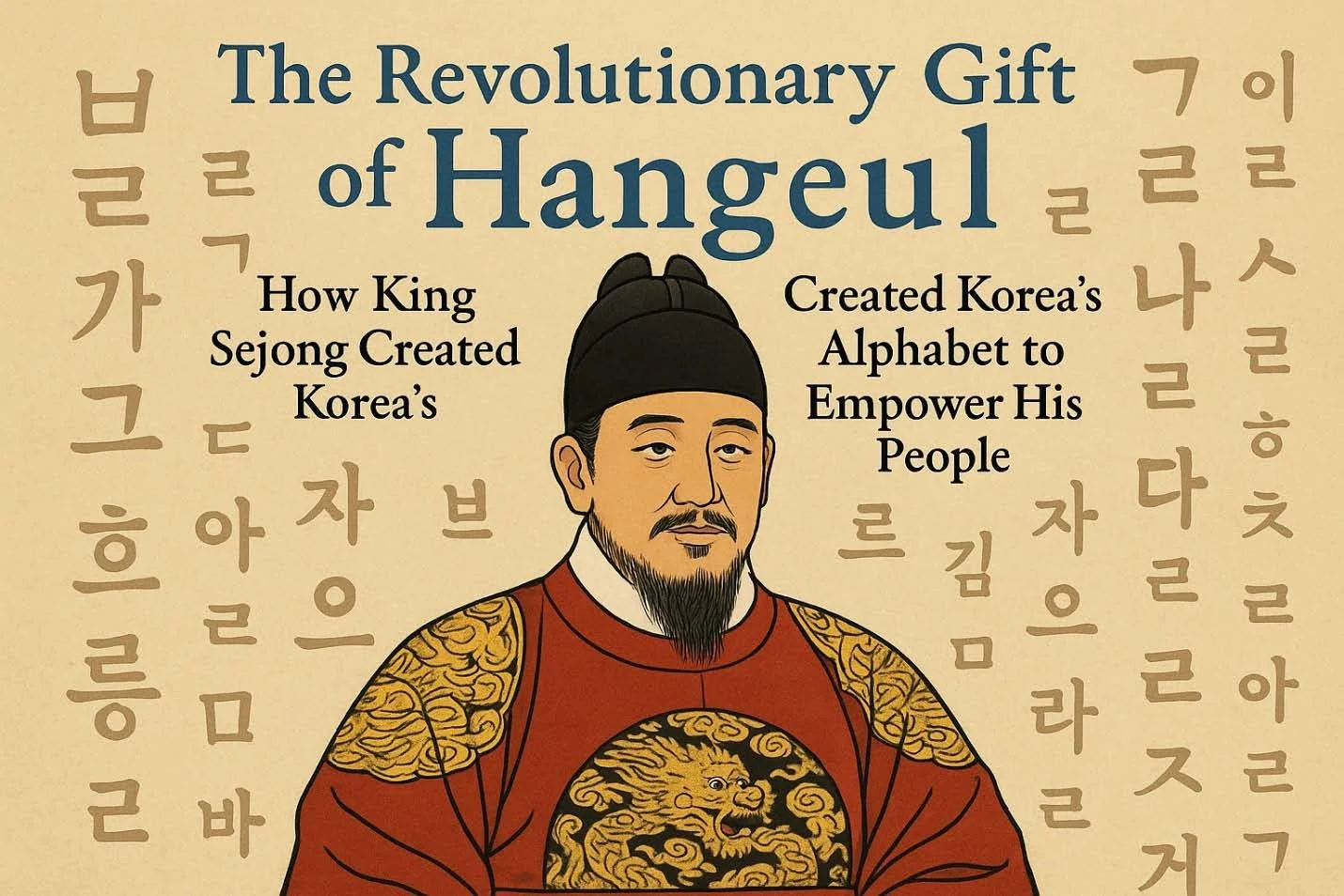 The Revolutionary Gift of Hangeul: How King Sejong Created Korea's Alphabet to Empower His People