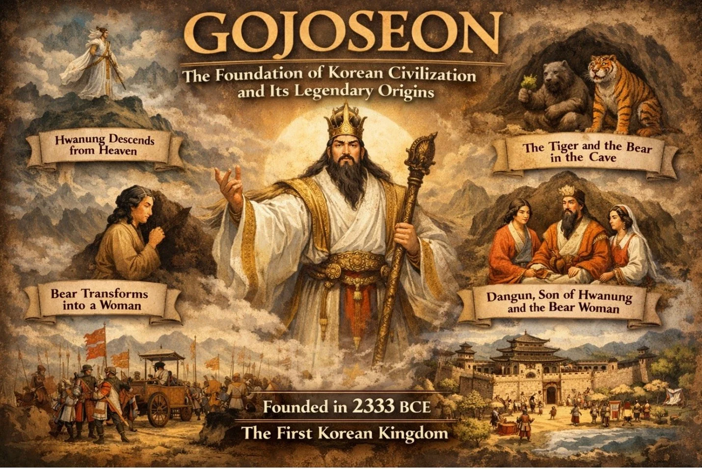 Gojoseon: The Foundation of Korean Civilization and Its Legendary Origins