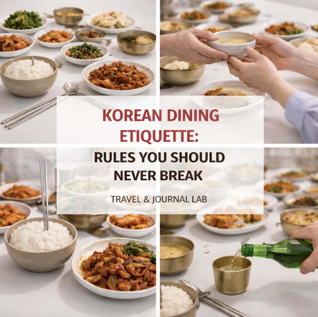 Korean Dining Etiquette: Rules You Should Never Break