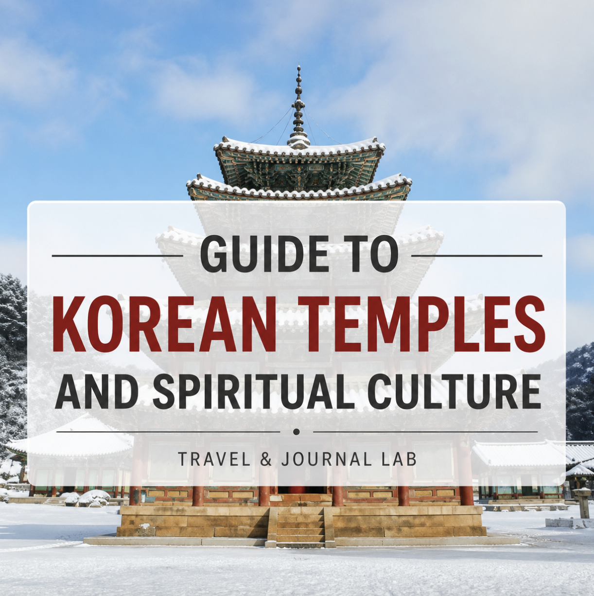 A Guide to Korean Temples and Spiritual Culture