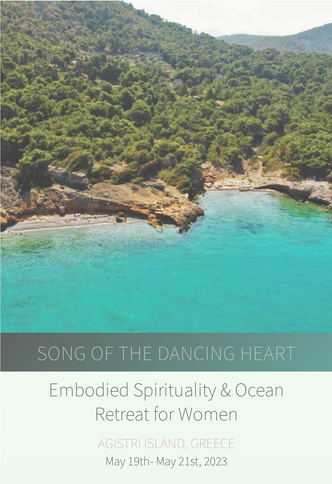 Embodied spirituality retreat with Apostolia Papadamaki and Maria Papageorgiou  in greece