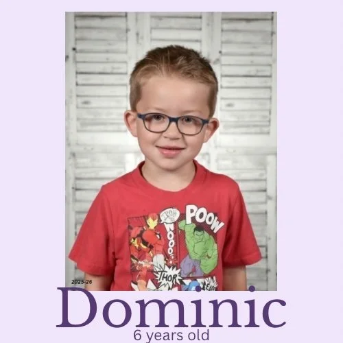 Dominic, 6 years old