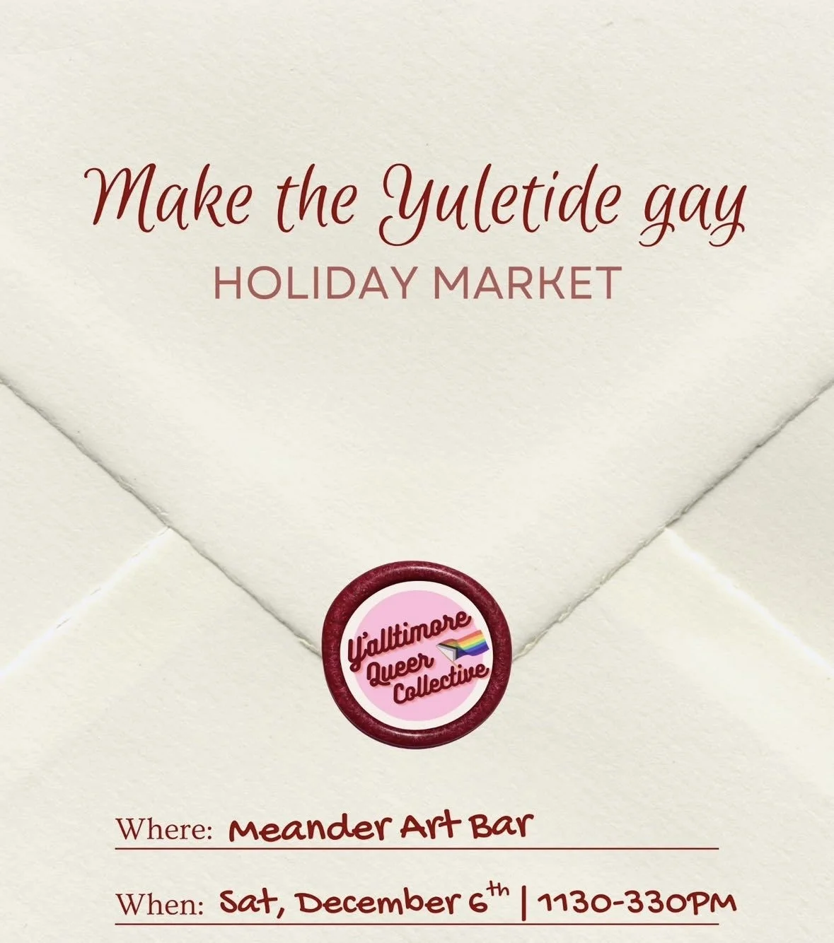 Make The Yuletide Gay Holiday Market