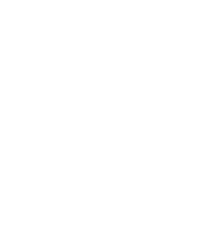 A line art illustration of a lion's face within a circle.