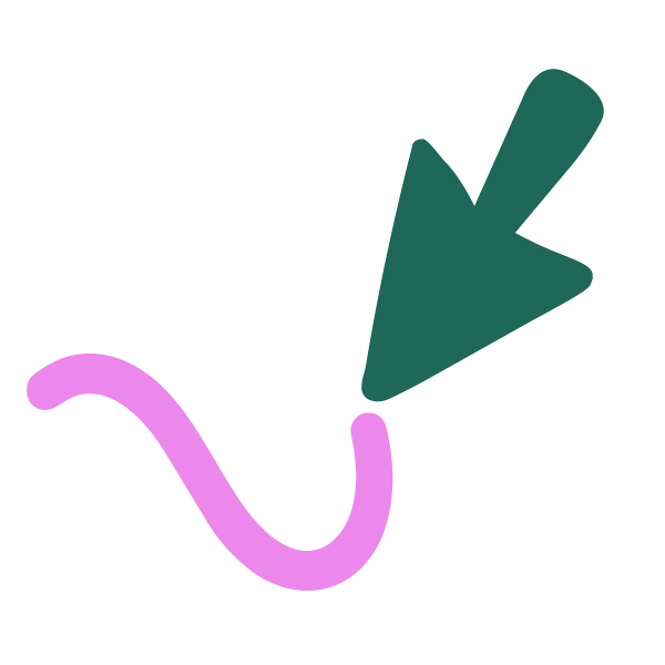Mouse pointer icon with thick purple line