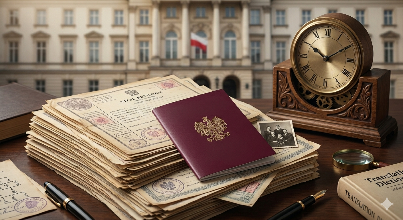 How Long Does Polish Citizenship by Descent Take? A Realistic Phase-by-Phase Timeline