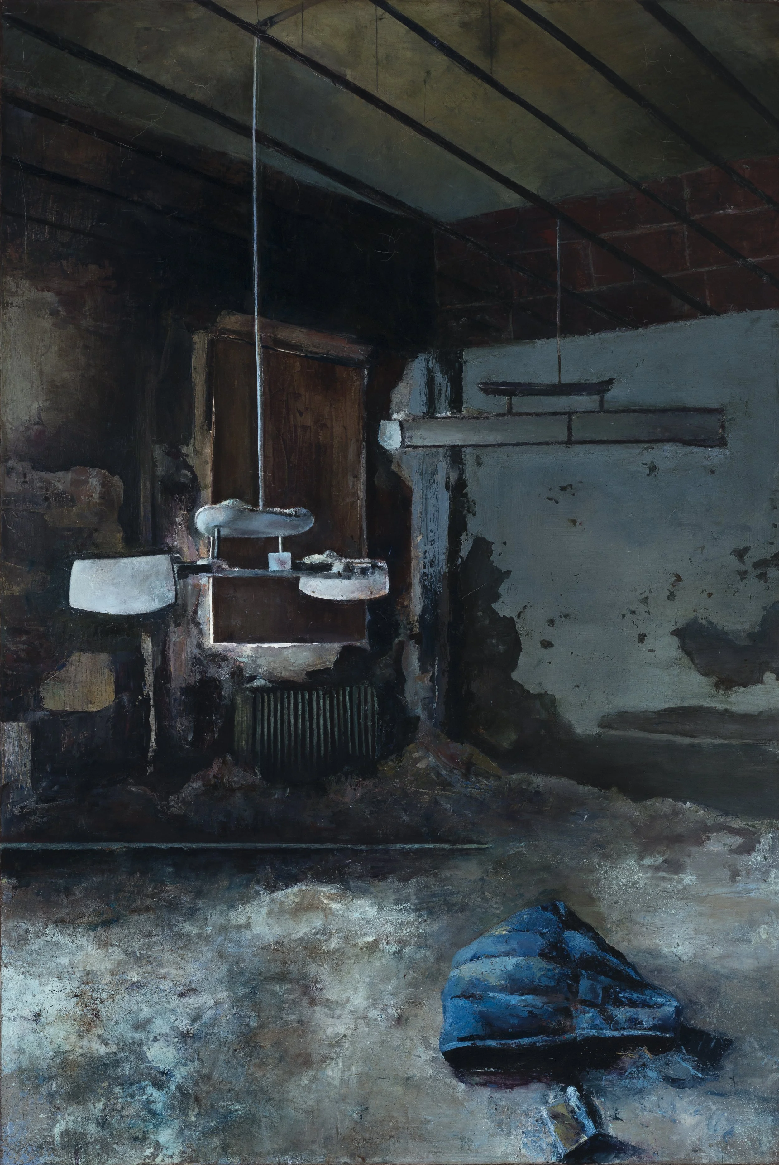 "Barriers", Oil on canvas, 66" x 44", 2013