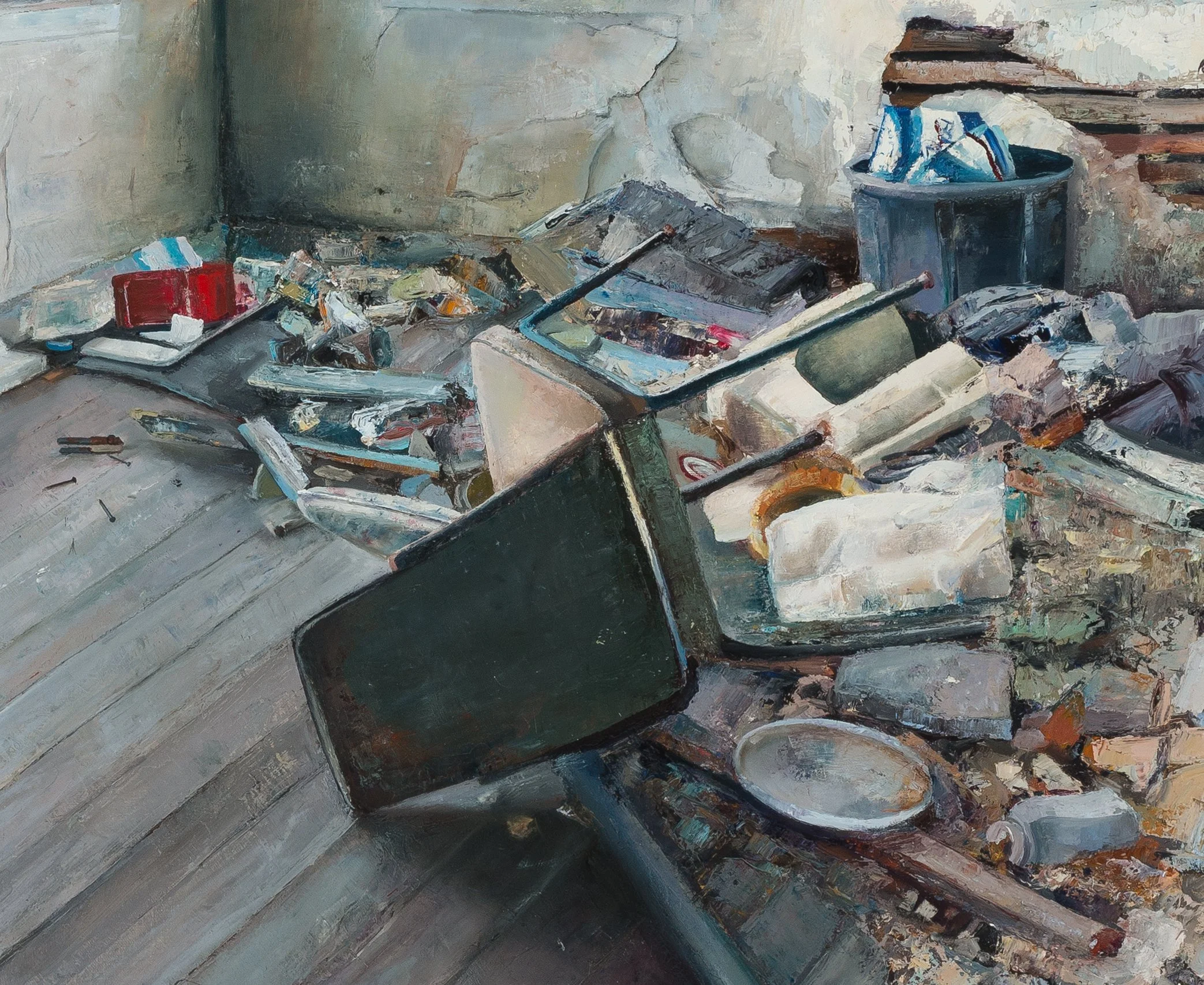 "A Mother's Grief", Detail