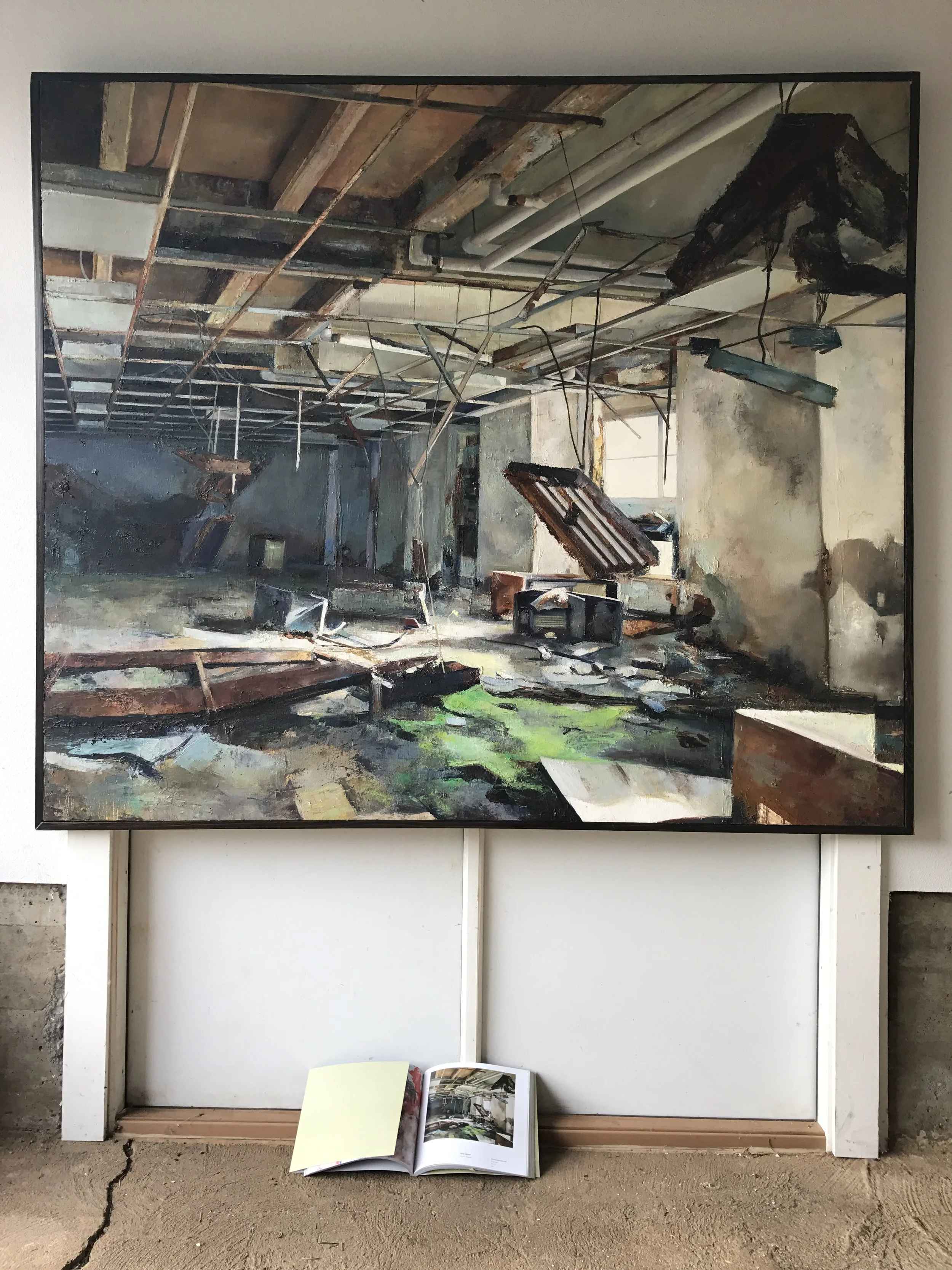 "Reincarnation", Oil on canvas, 60", 72", 2012
Private Collection