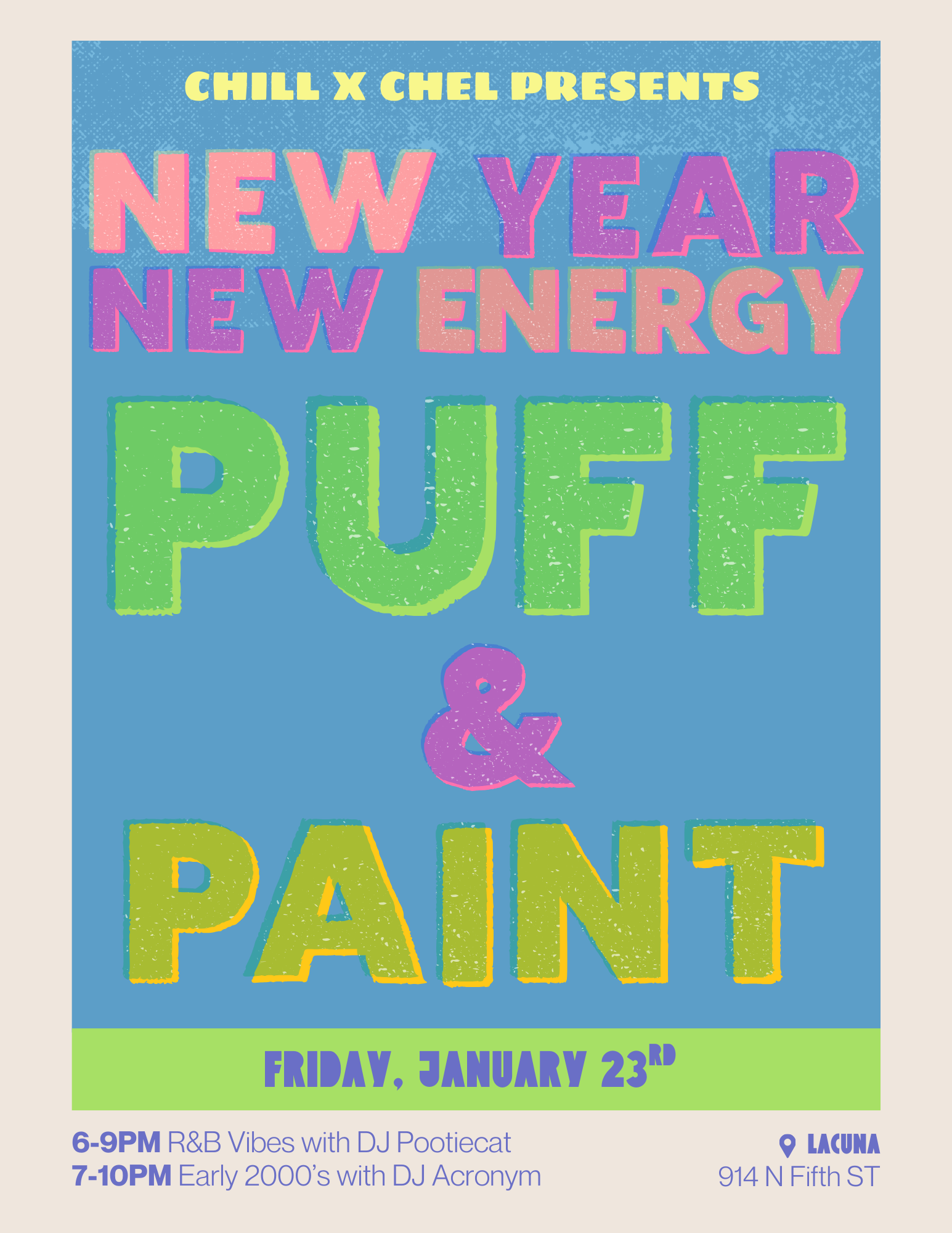 New Year, New Energy Puff &amp; Paint 