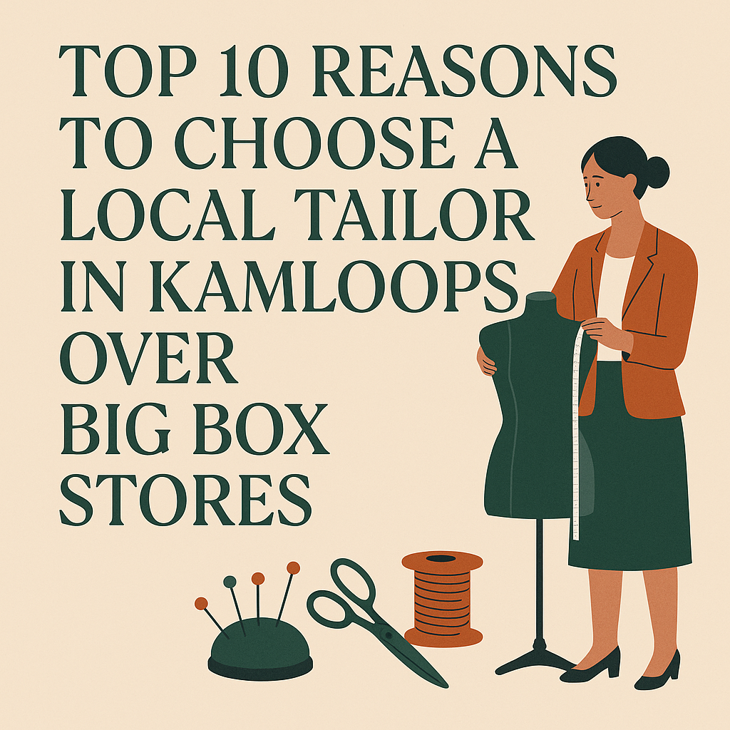 Top 10 Reasons to Choose a Local Tailor in Kamloops Over Big Box Stores