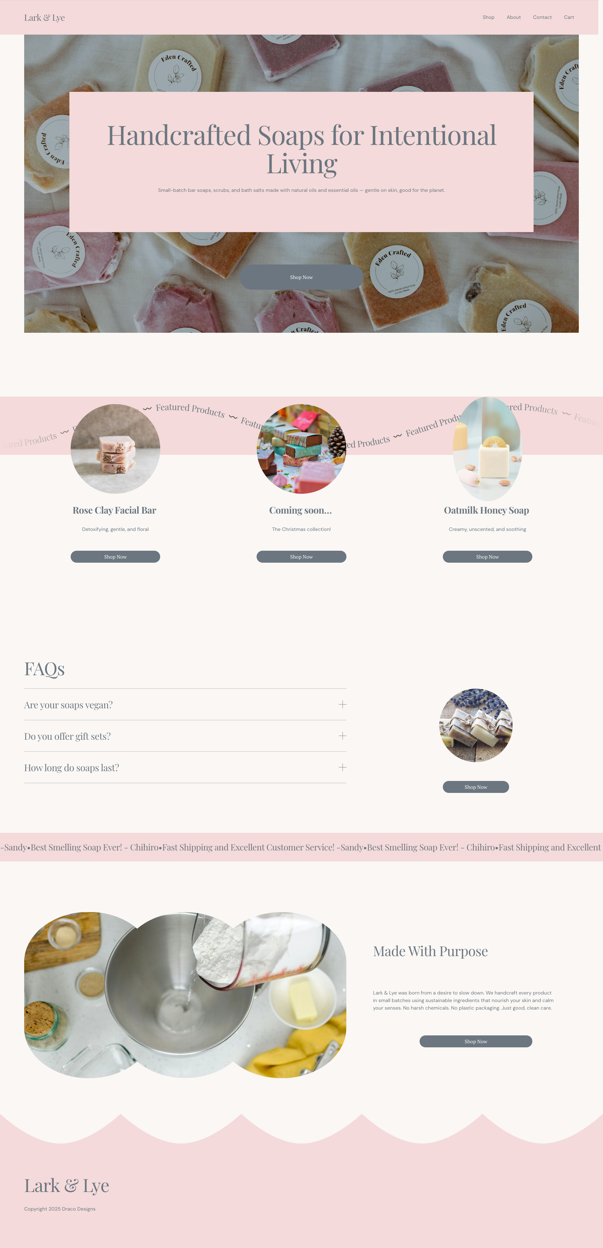 website designed by draco designs