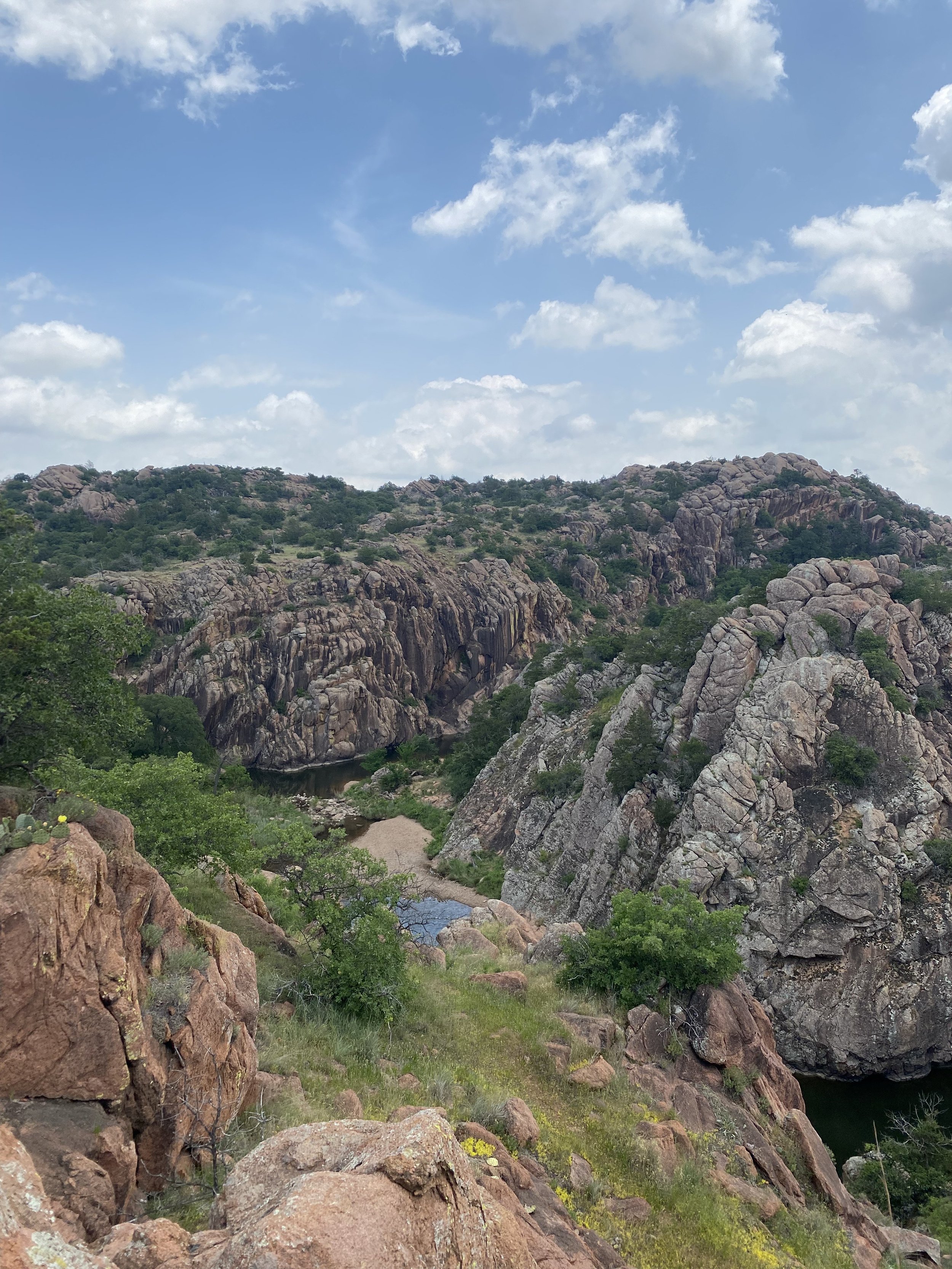 The Narrows Wichita Mountains.