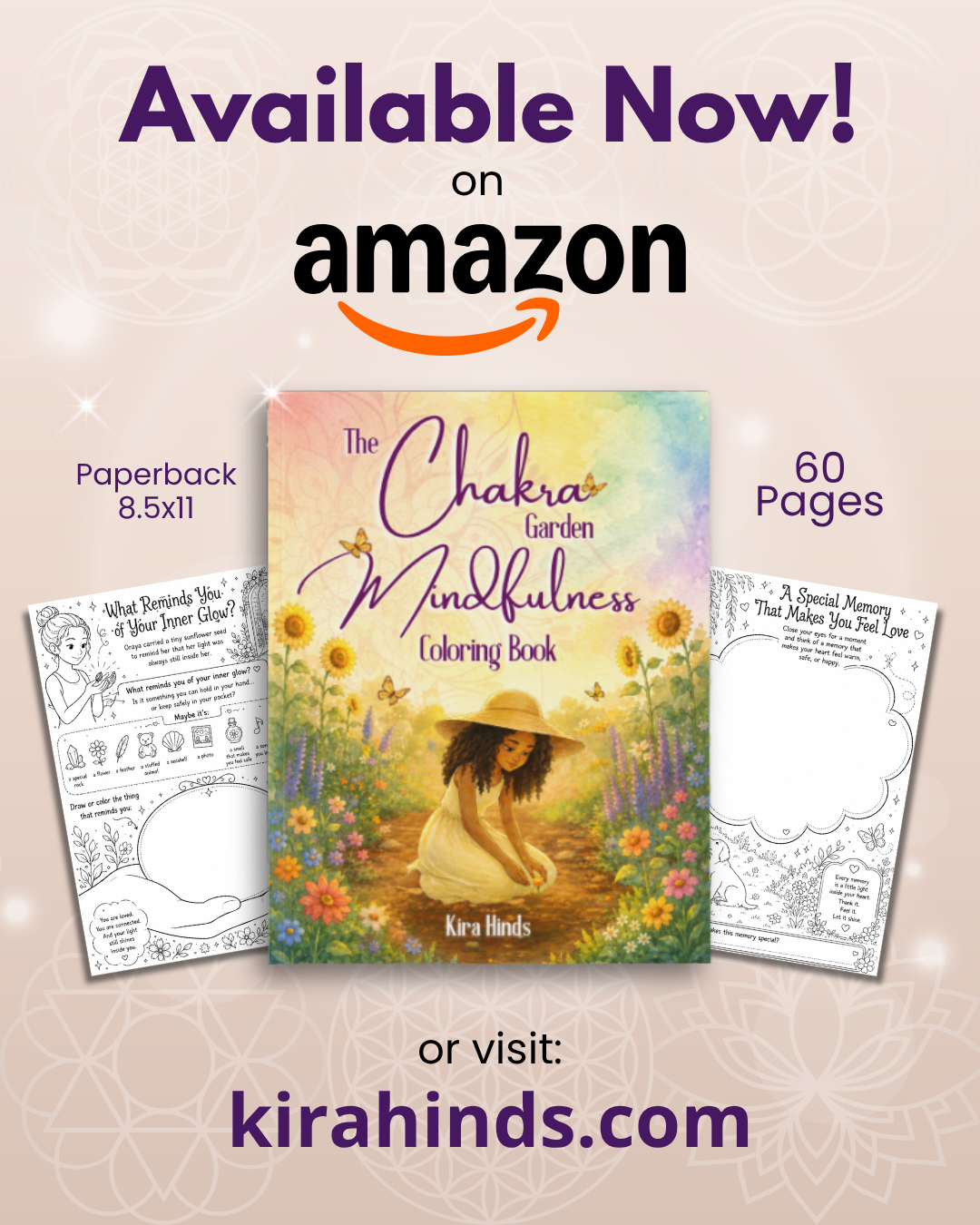 The Chakra Garden Mindfulness Coloring Book