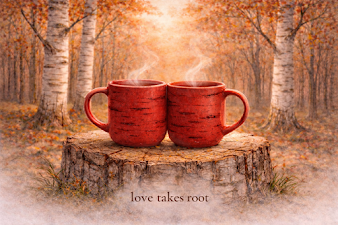 Love takes Root - Folded Paper Keepsake (A2)