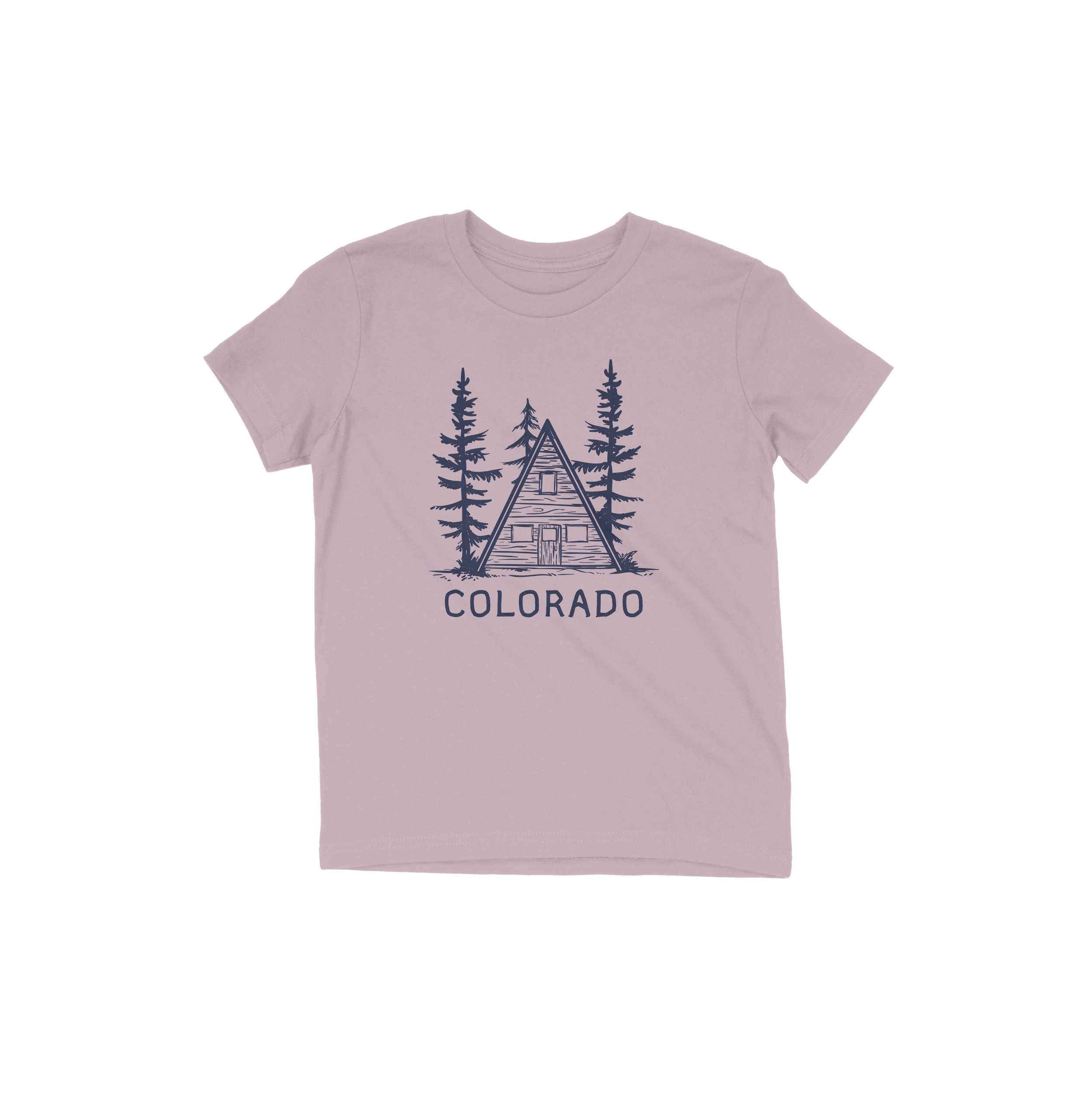 Colorado A Frame Cabin Kids Tee