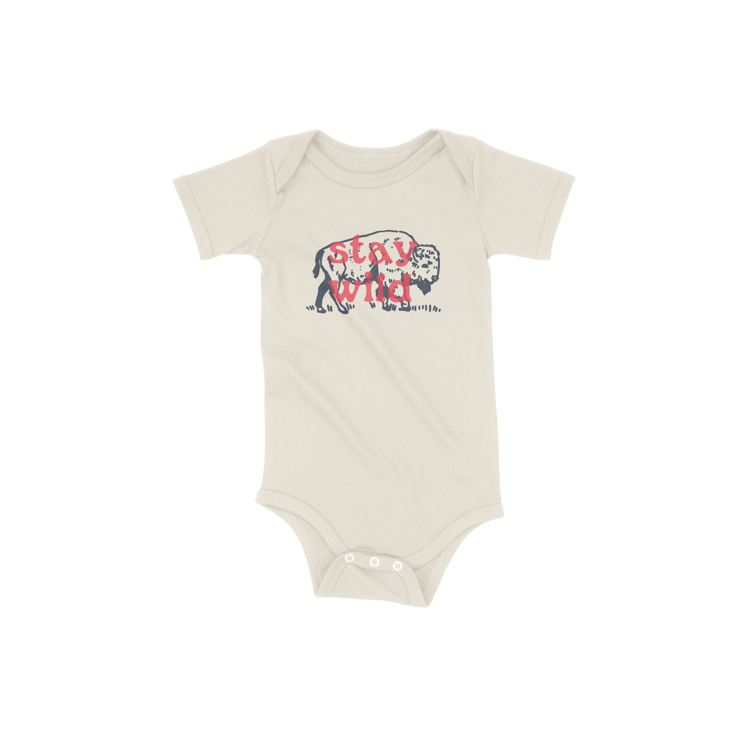 Stay Wild Buffalo Baby Onesie
