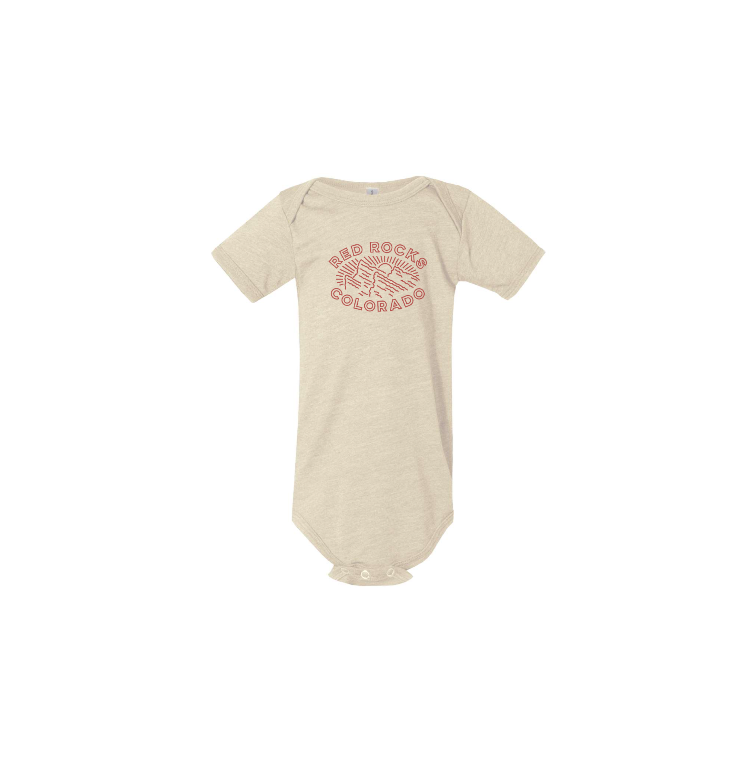 Red Rocks Baby Onesie