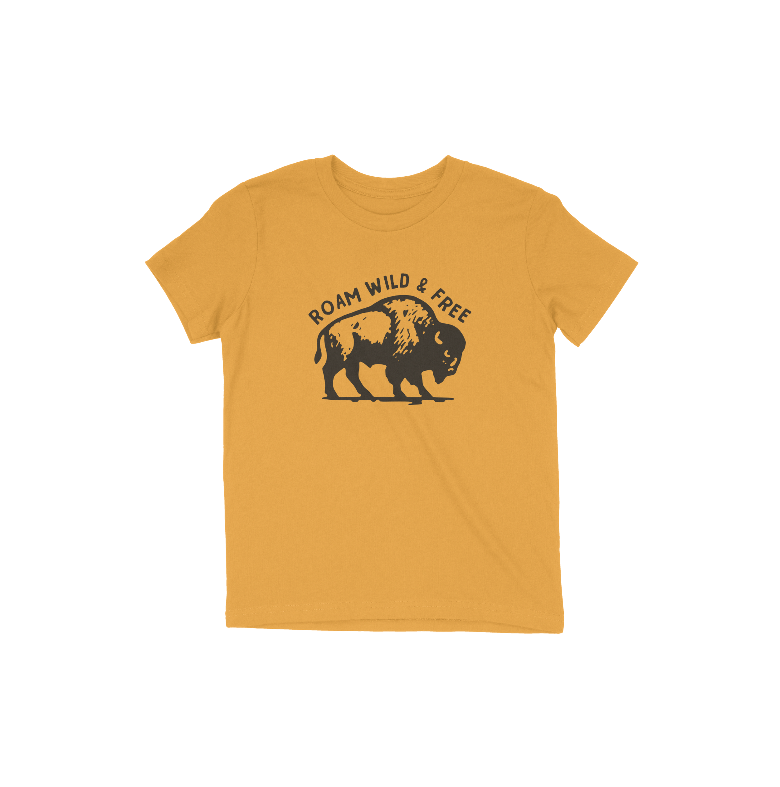 KIDS_Roam Wild and Free Buffalo_BC3001YSS_Mustard.png