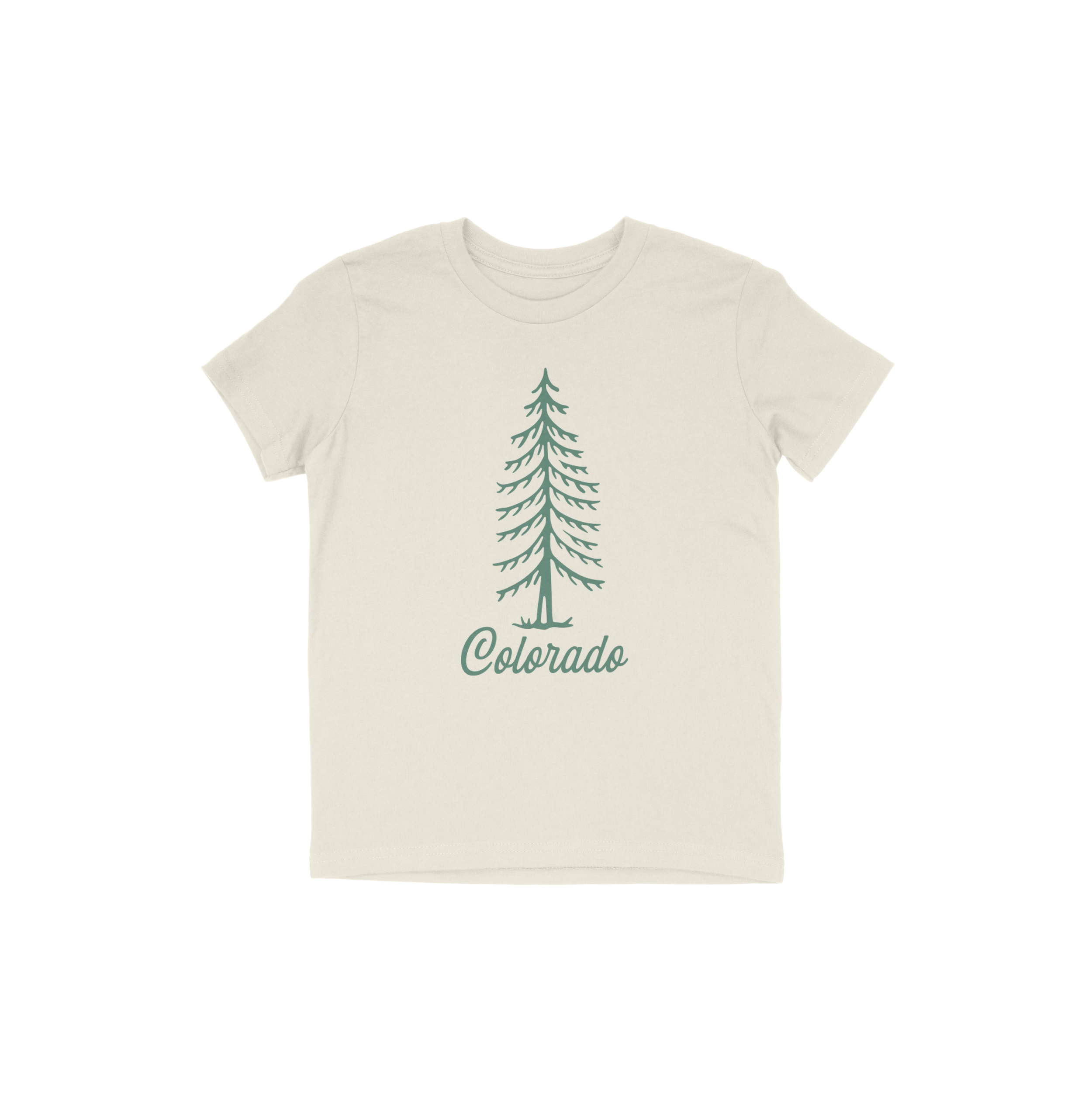 Colorado Retro Tree Kids Tee