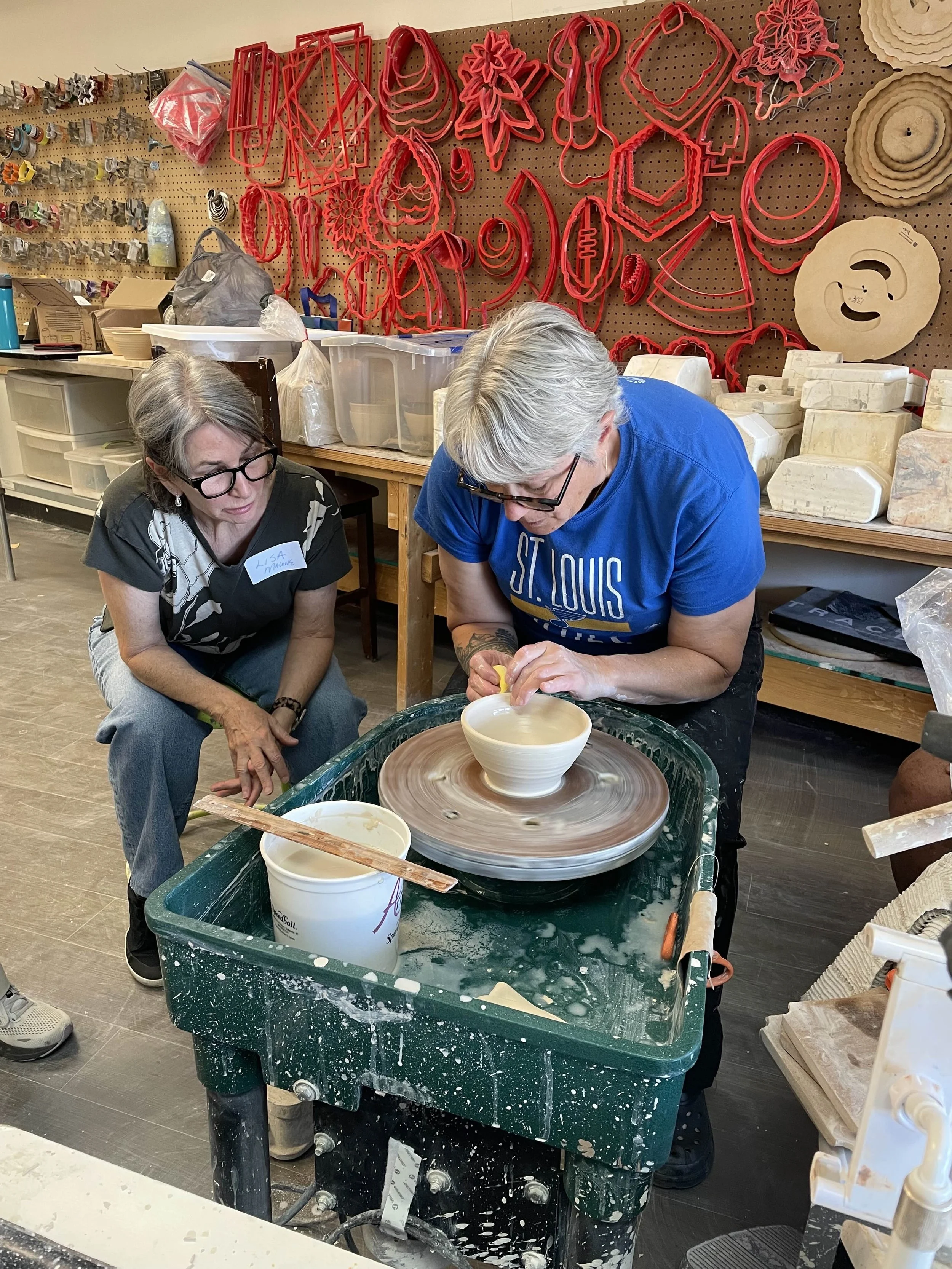 Throwing Demo &amp; Trimming Workshop