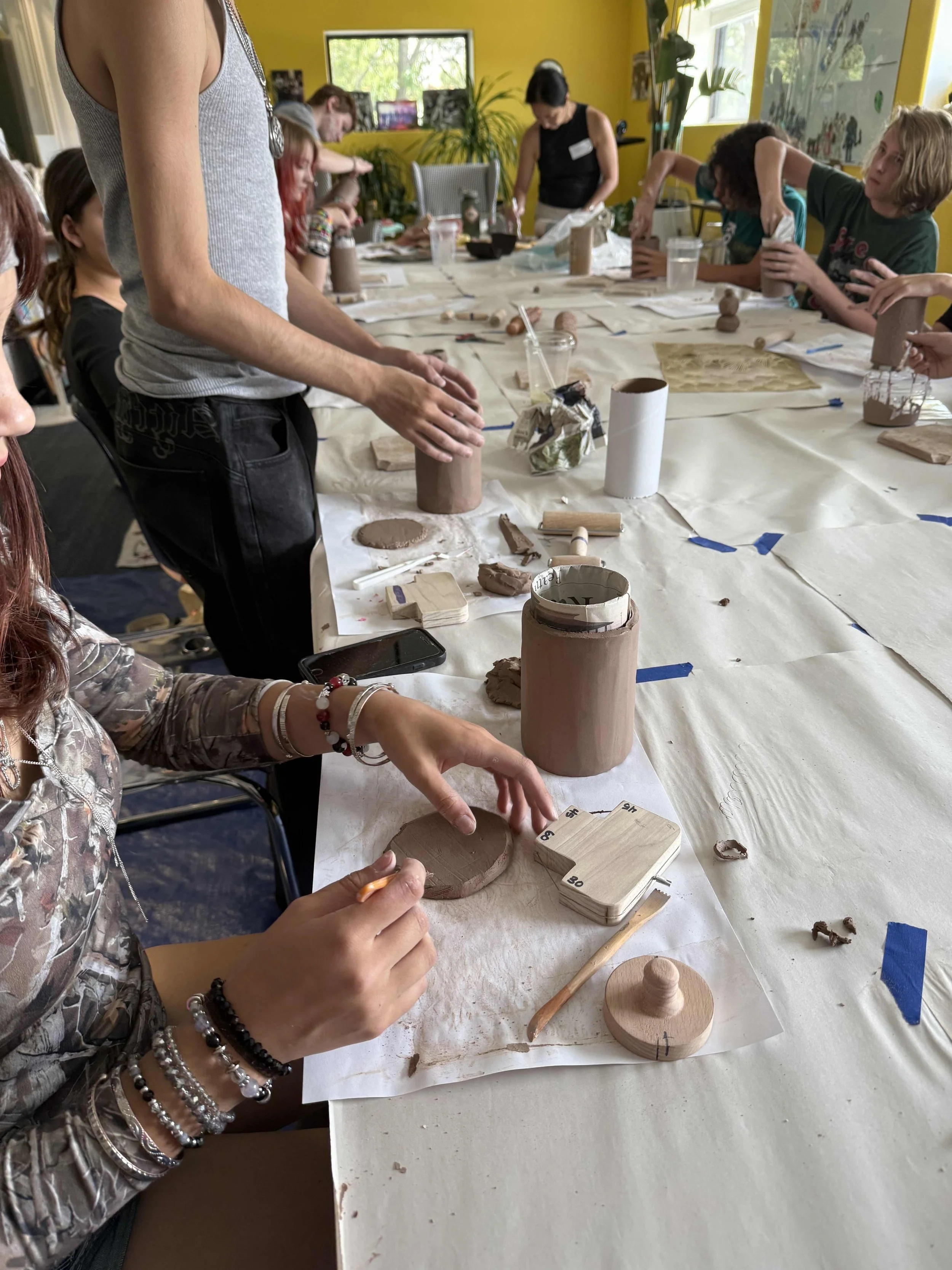 Art Club Wednesday at The Launch Pad Teen Center