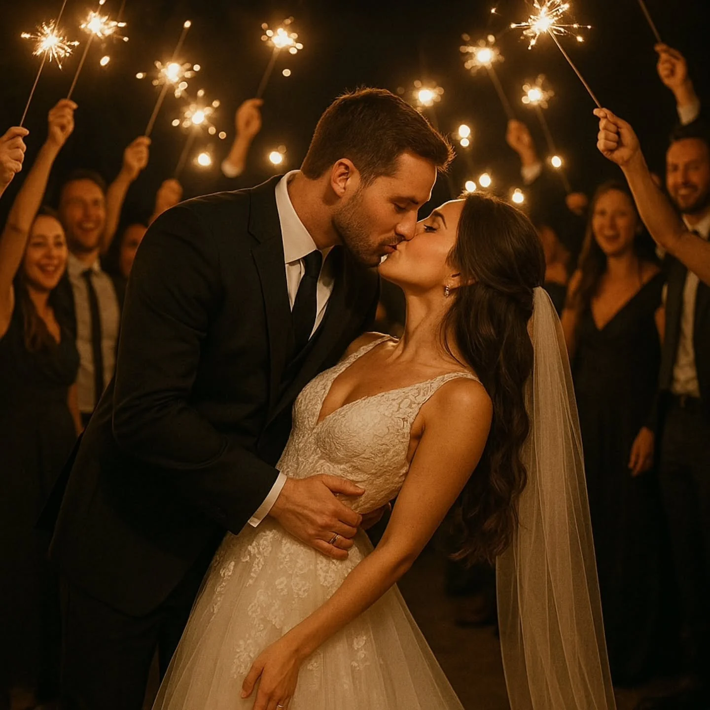 ✨ Love Lit by Sparklers ✨
💍 Unforgettable Send-Offs with Silverlined Wedding Photography 💍
Surrounded by the glow of sparklers and the cheers of loved ones, they sealed the night with a kiss. At Silverlined Wedding Photography, we capture your gran