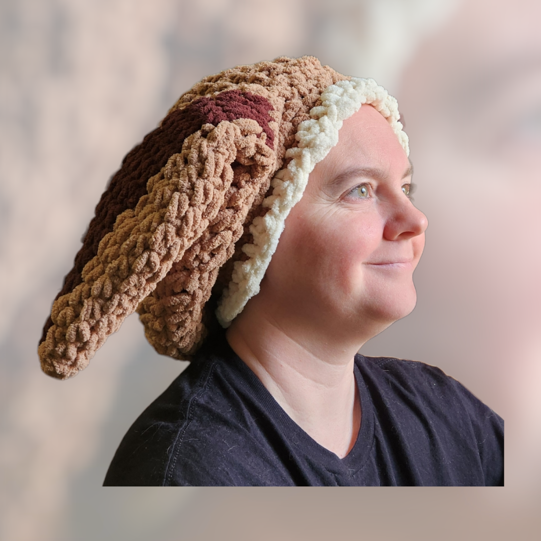 Little Fox Slouchy Beanie crochet pattern