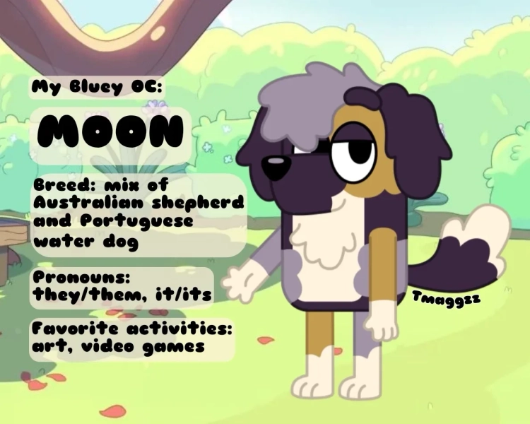 Moon, 07/2023

Original Character inspired by Bluey