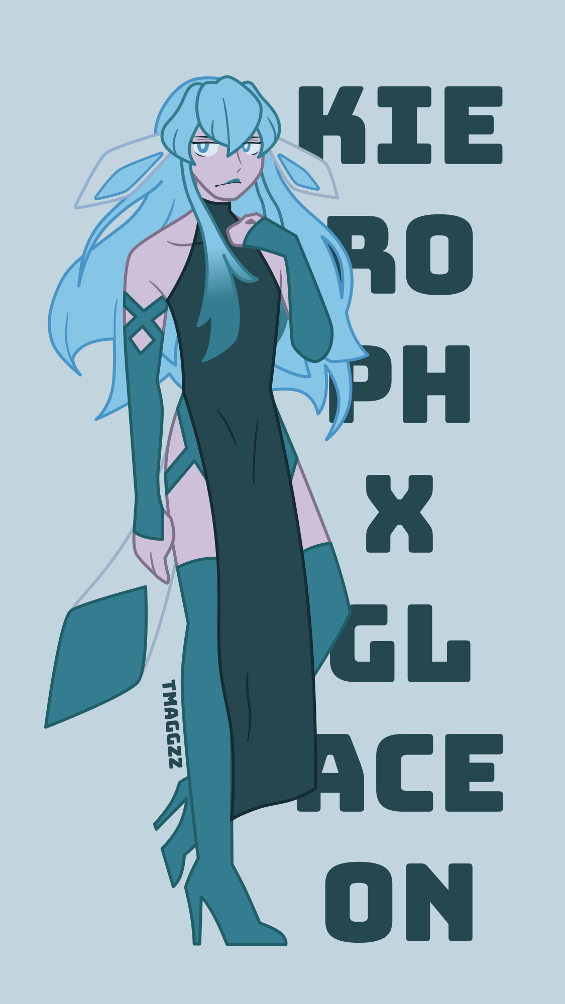 Kieroph Glaceon, 02/2023

My original character Kieroph in an outfit inspired by the Pokemon Glaceon